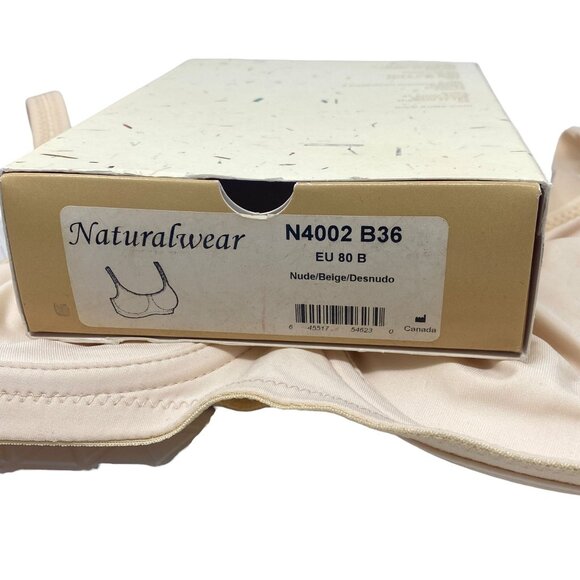 NWT Amoena 38B Nude Greta Mastectomy Bra Wire Free Front Back Closure Comfort - Picture 7 of 12